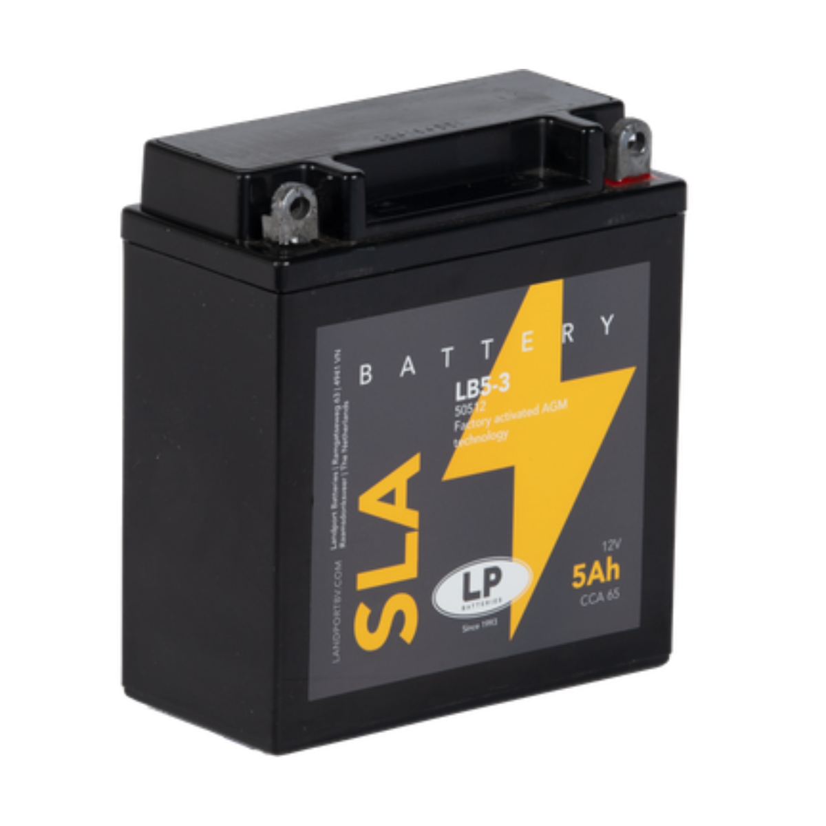 Batterie AGM SLA 12V 5Ah für Motorrad Startbatterie MS LB5-3
