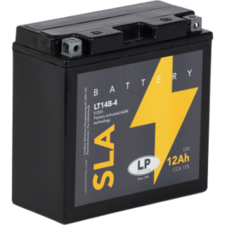 Batterie AGM SLA 12V 12Ah für Motorrad Startbatterie MS LT14B-4