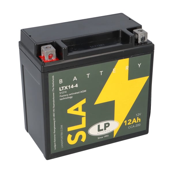 Batterie AGM SLA 12V 12Ah für Motorrad Startbatterie MS LTX14-4