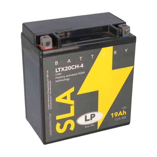 Batterie AGM SLA 12V 19Ah für Motorrad Startbatterie MS LTX20CH-4
