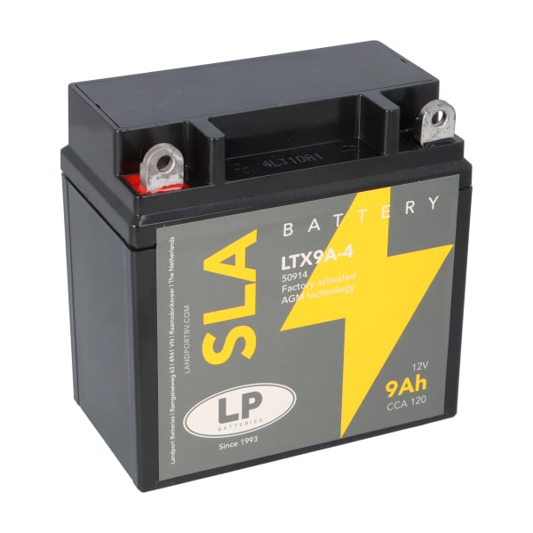 Batterie AGM SLA 12V 9Ah für Motorrad Startbatterie MS LTX9A-4