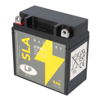 Batterie AGM SLA 12V 9Ah für Motorrad Startbatterie MS 