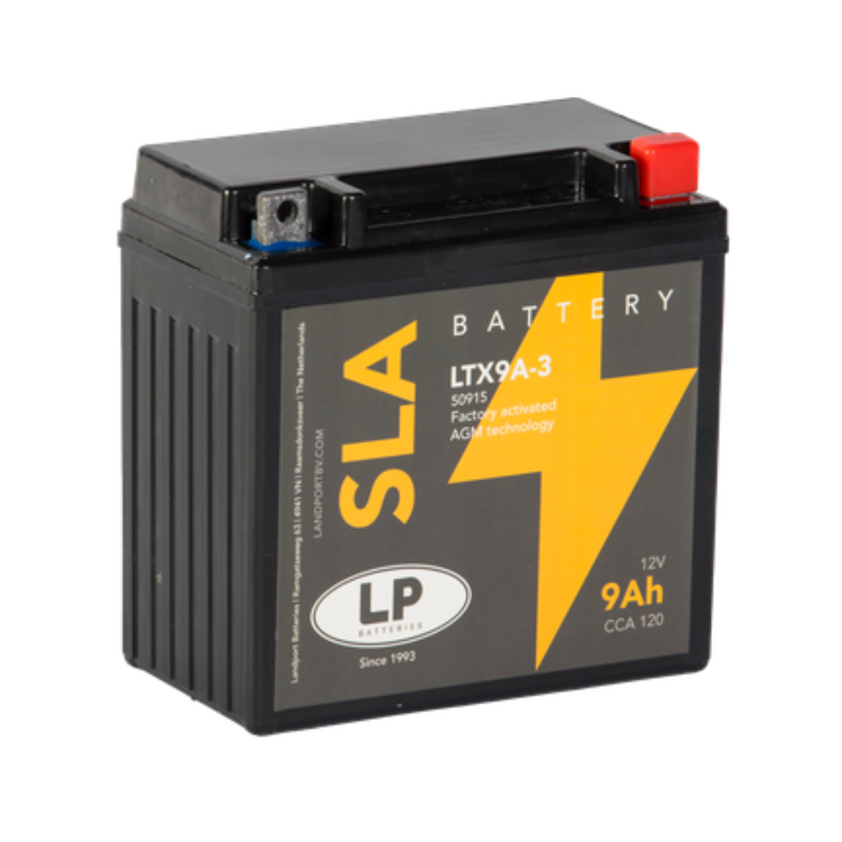 Batterie AGM SLA 12V 9Ah für Motorrad Startbatterie MS LTX9A-3