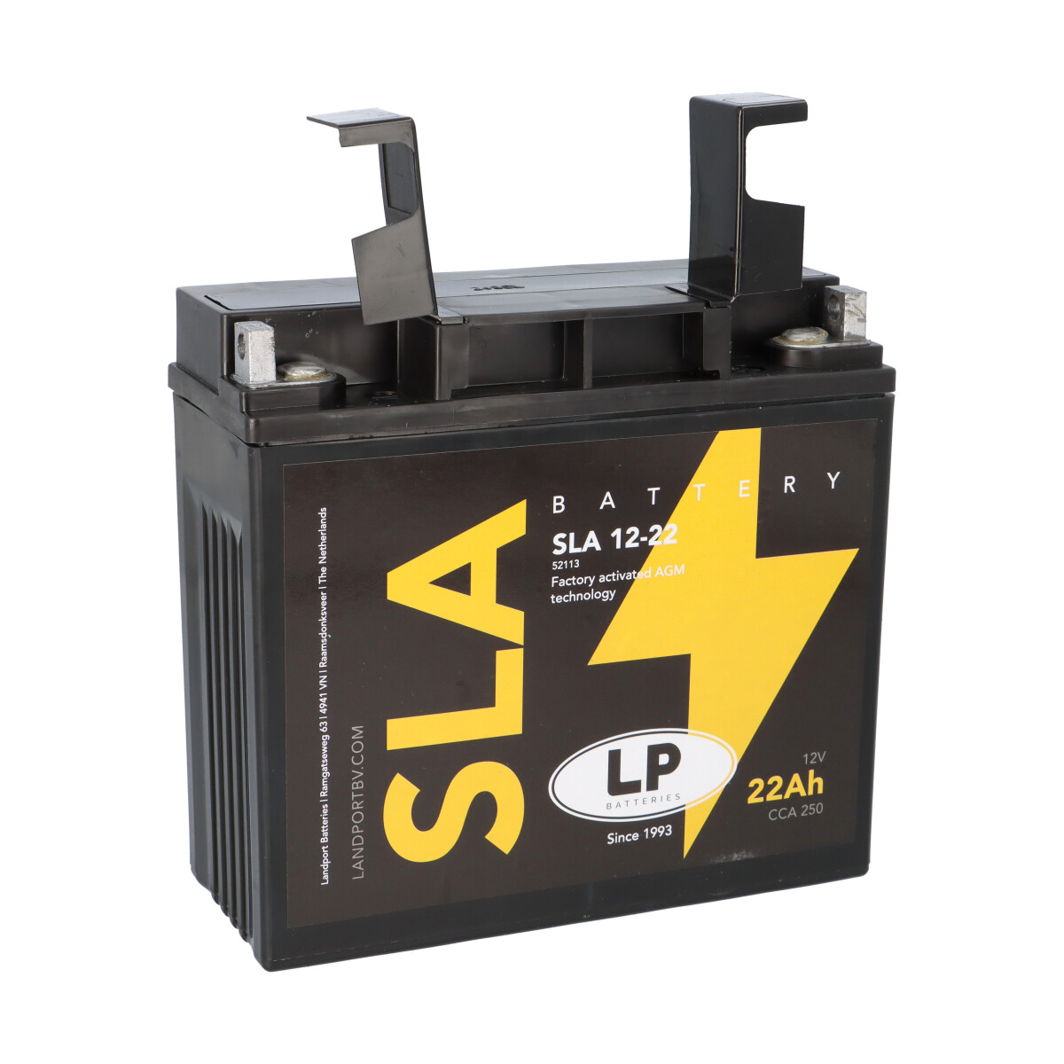 Batterie AGM SLA 12V 22Ah für Motorrad Startbatterie MS SLA 12-22