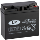 Landport Bleiakku 12V 17Ah AGM Batterie NSA LP12-17 T12 VdS