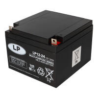 Landport LP12-24 T3 12V 24Ah AGM Bleiakku VdS 6