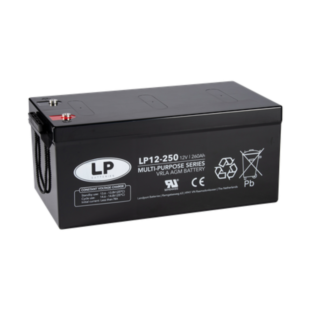 Landport Bleiakku 12V 260Ah AGM Batterie NSA LP12-250 T11