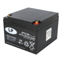 Landport Bleiakku 12V 26Ah AGM Batterie NSA LP12-26 T12 VdS 