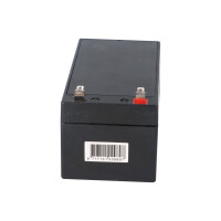 Landport LP12-3.4 T1 12V 3,4Ah AGM Bleiakku VdS 4,8 mm Fasto