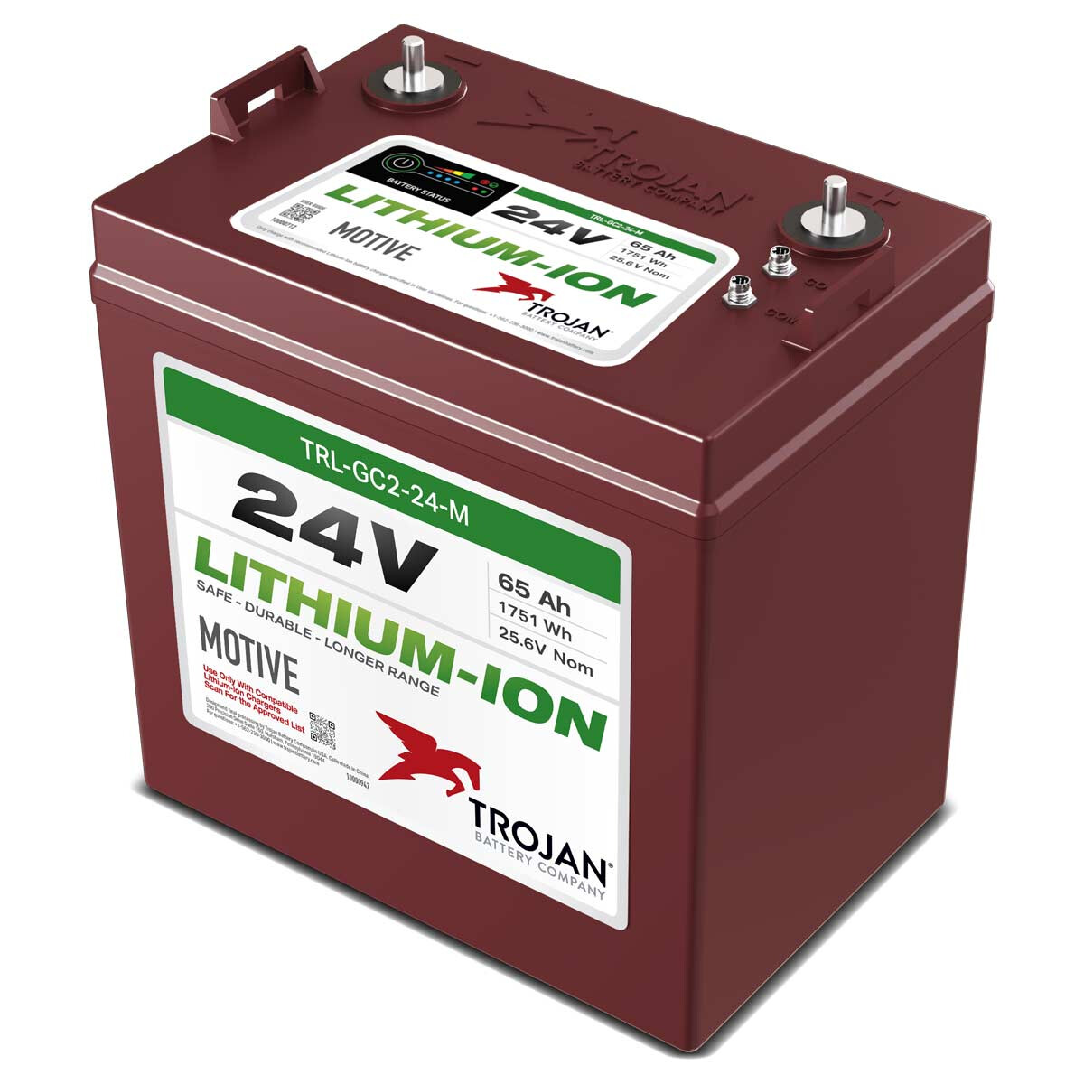 Trojan GC2 24V Lithium 25,6 V 65 Ah Lithium Deep-Cycle-Akku