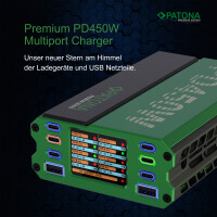 PATONA Premium PD450W Multiport Kamera-Akkuladegerät 4