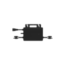 Balkonkraftwerk 890Wp mit Trina Vertex S+ & Hoymiles HMS-800W-2T – Komplettset in Black Frame 0% MwSt nach §12 Abs. 3 UstG