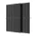 Balkonkraftwerk 890Wp mit Trina Vertex S+ & Hoymiles HMS-800W-2T – Komplettset in Black Frame 0% MwSt nach §12 Abs. 3 UstG