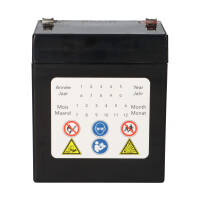 Landport LP12-5.4 T2 12V 5,4Ah AGM Bleiakku 6,3 mm Faston 4
