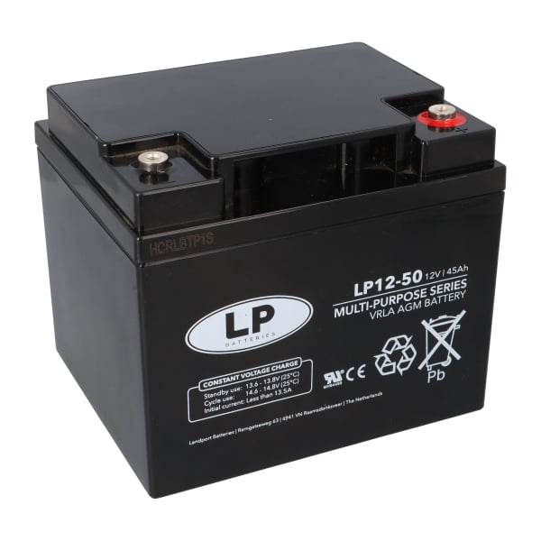 Landport Bleiakku 12V 50Ah AGM Batterie NSA LP12-50 T6