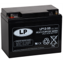 Landport Bleiakku 12V 50Ah AGM Batterie NSA LP12-55 T6