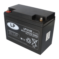 Landport Bleiakku 12V 50Ah AGM Batterie NSA LP12-55 T6 6
