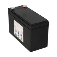 Landport LP12-7 T1 12V 7Ah AGM Bleiakku VdS 4,8 mm Faston 7