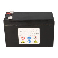 Landport LP12-7 T2 12V 7Ah AGM Bleiakku VdS 6,3 mm Faston 4