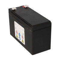 Landport LP12-7 T2 12V 7Ah AGM Bleiakku VdS 6,3 mm Faston 7
