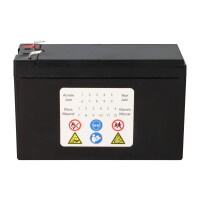 Landport LP12-7.2 T2 12V 7,2Ah AGM Bleiakku VdS 6,3 mm Fasto
