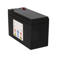 Landport LP12-7.2 T2 12V 7,2Ah AGM Bleiakku VdS 6,3 mm Fasto