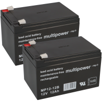 2x 12V 12Ah BLEI AKKU BATTERIE für  gallery