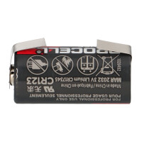 Procell Intense CR123A Lithium Batterie 3V 1600 mAh mit U-L&