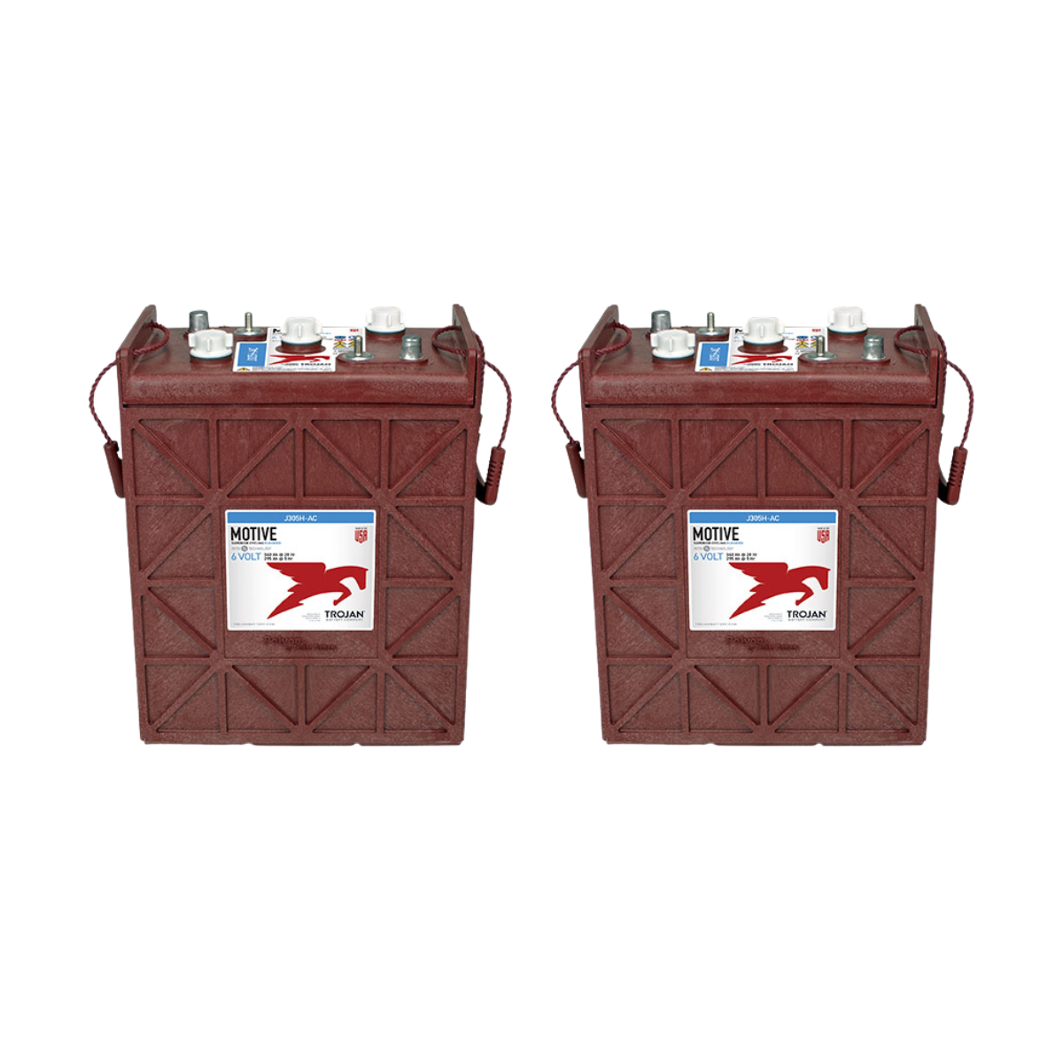 2x Traktionsbatterie Trojan J305H-AC 6V 360Ah Deep Cycle DT-Anschluss