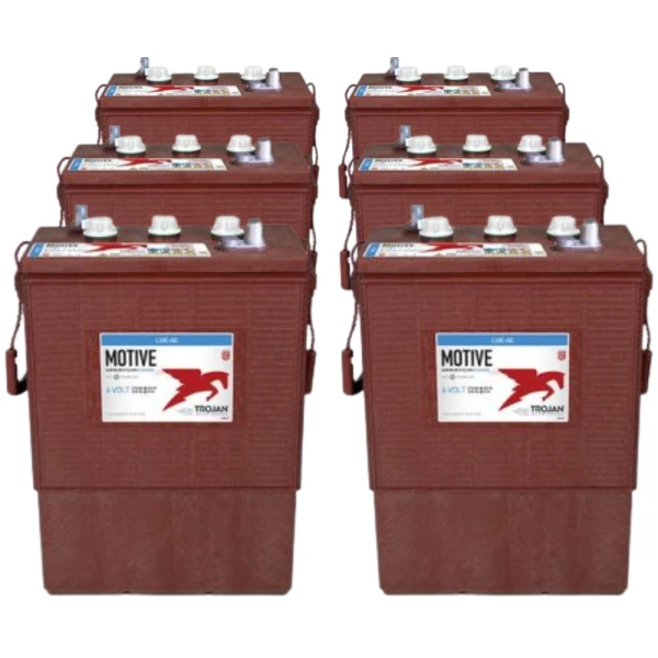 6x Trojan L16E-AC 6V 370Ah Deep Cycle Tr gallery