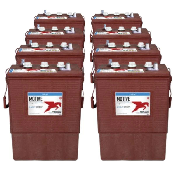 8x Trojan L16E-AC 6V 370Ah Deep Cycle Tr gallery