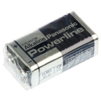 Panasonic Powerline 6LR61 9V Block Batterie - passend f&uuml