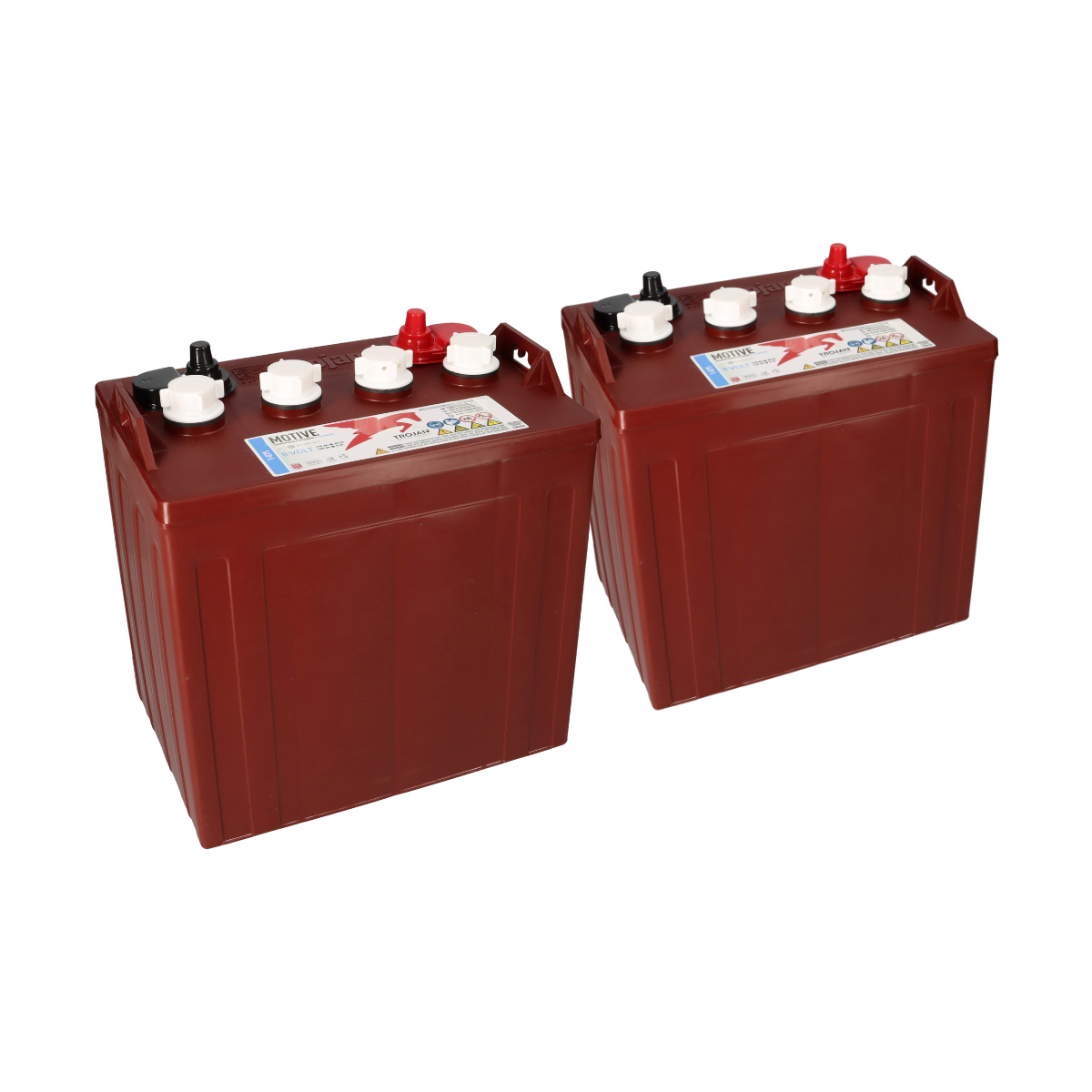 2x Trojan T-875 8V 170Ah Deep Cycle Traktionsbatterie ELPT-Anschluss
