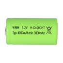 Leistungsstarke Ni-MH Zelle C 4000mAh im Tray