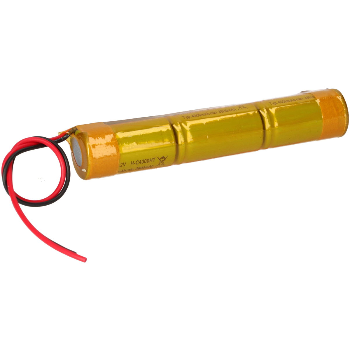 Notleuchten Akkupack L3x1 HT 3,6V C 4000mAh NiMH + Kabel 30cm