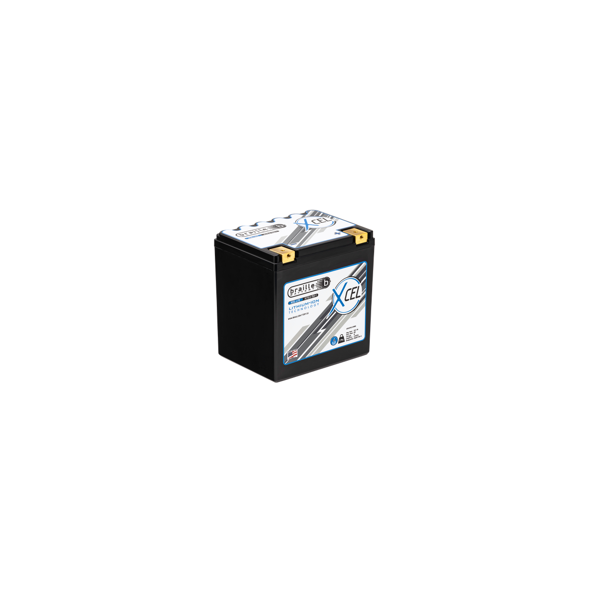 Braille XCEL-Lite-Batterie XC15.0-750-2 12V 15Ah Li-Ion