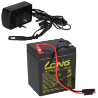 Kung Long Blei Akku 12V 5Ah mit Stecker +...
