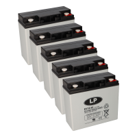Bleiakku 60V 22Ah (5x 12V 22Ah) kompatib gallery