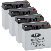 4x AGM Blei Akku 12V - 22Ah kompatibel 4 gallery