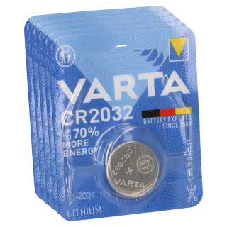 Varta CR2032 Lithium Knopfzellen 5x Stück