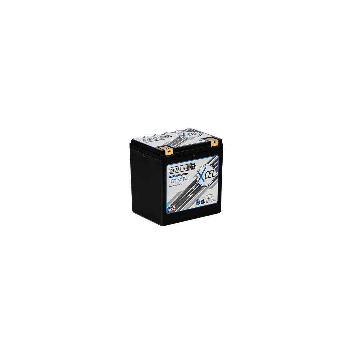 Braille XCEL-Lite-Batterie XC30-H 12V 30Ah Li-Ion