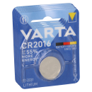 4x VARTA CR 2016 Lithium-Knopfzelle 3V im 1er Blister DL2016