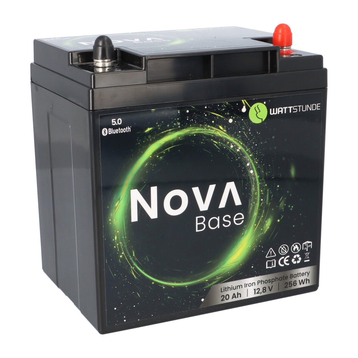 WATTSTUNDE NOVA Base Batterie 12,8V 20Ah 256Wh LiFePO4