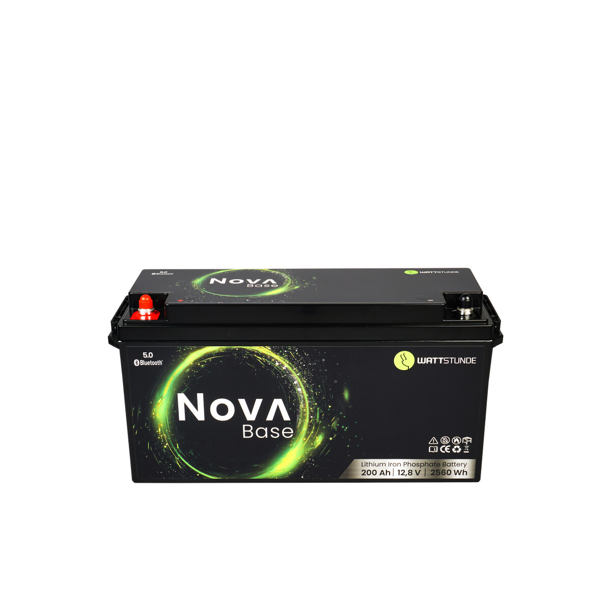 WATTSTUNDE NOVA Base Batterie 12,8V 200Ah 2560Wh LiFePO4