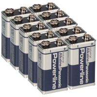 10x Panasonic 6LR61 Powerline 9V-Block gallery