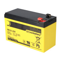 AGM Ersatzakku 12V 7,2Ah für Alarmanlage Abus Terxon SX