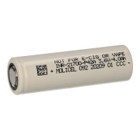 Molicel INR21700-P42A 3,7V 4200mAh 45A Li-Ion 21700 Akku fla