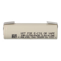 Molicel INR21700-P42A Li-Ion Akku 21700 3,6 V 4.200 mAh &nda