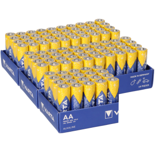 100x Mignon AA LR6 - Batterie Alkaline VARTA Industrial 4006 1,5V 2950 mAh
