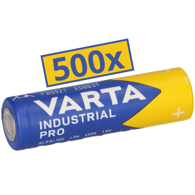 50x Batterien Mignon AA LR06 LR6 MN1500 4006 1,5V VARTA Industrial Pro Batterie 